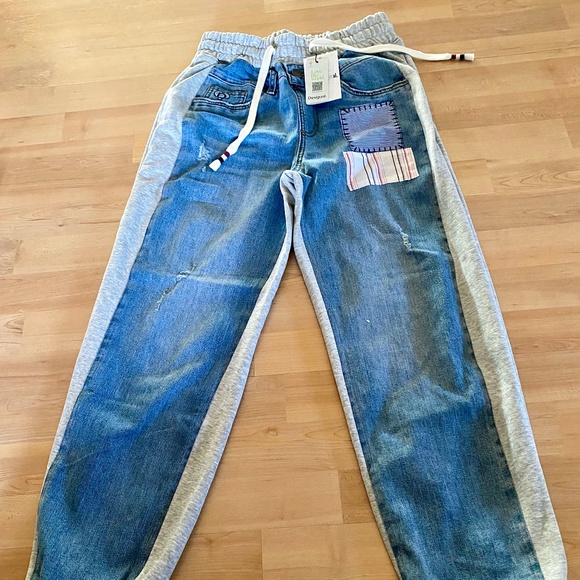 Hybrid denim joggers - Womens size Small - Picture 1 of 5